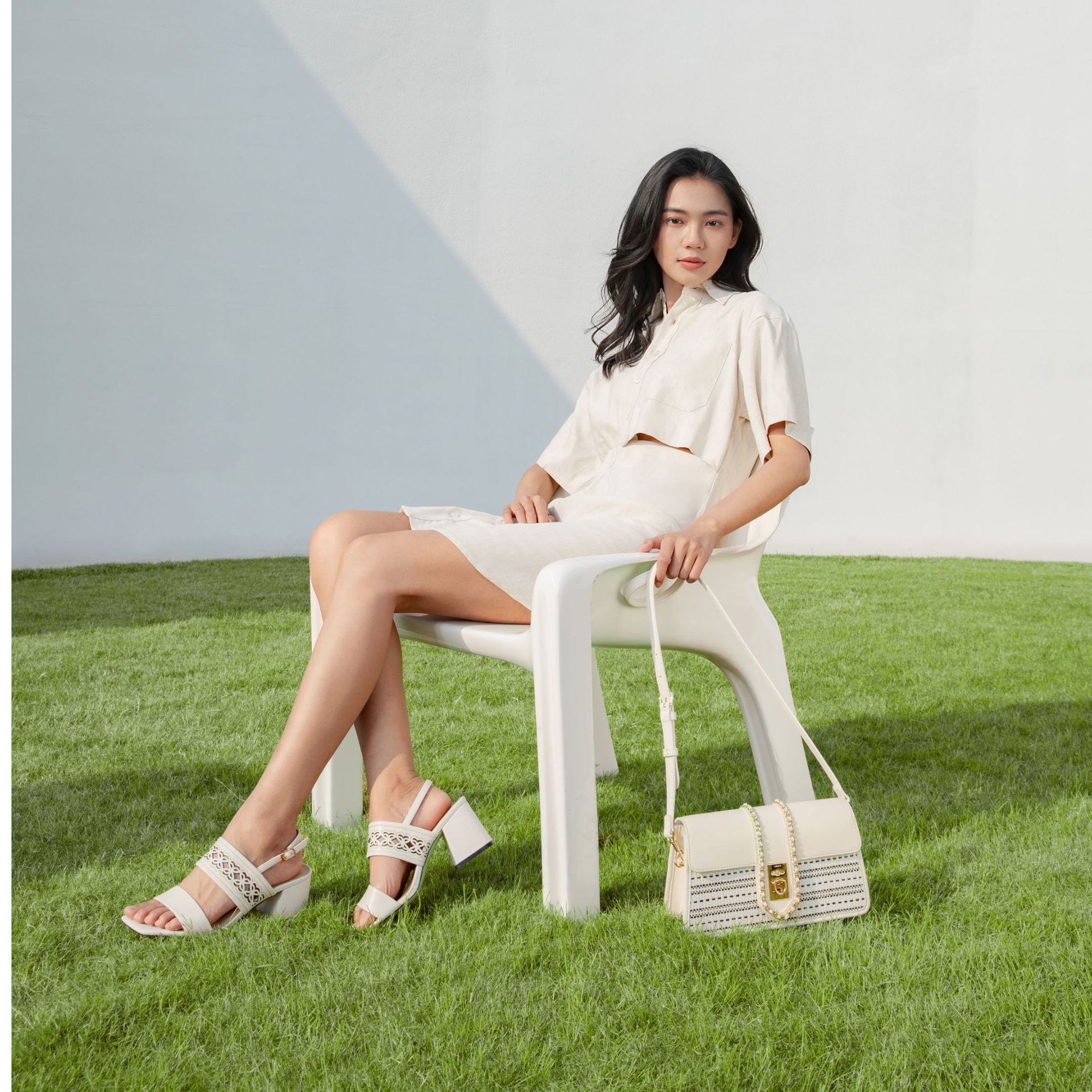 TUSCAN'S新款通勤风水桶包轻奢小众款单肩斜挎包时代双鱼