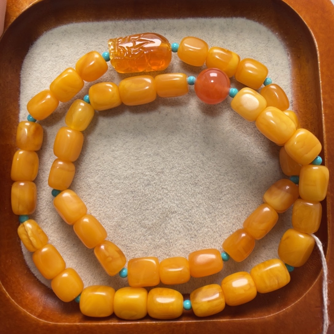 蜜蜡未镶嵌手串蜜蜡