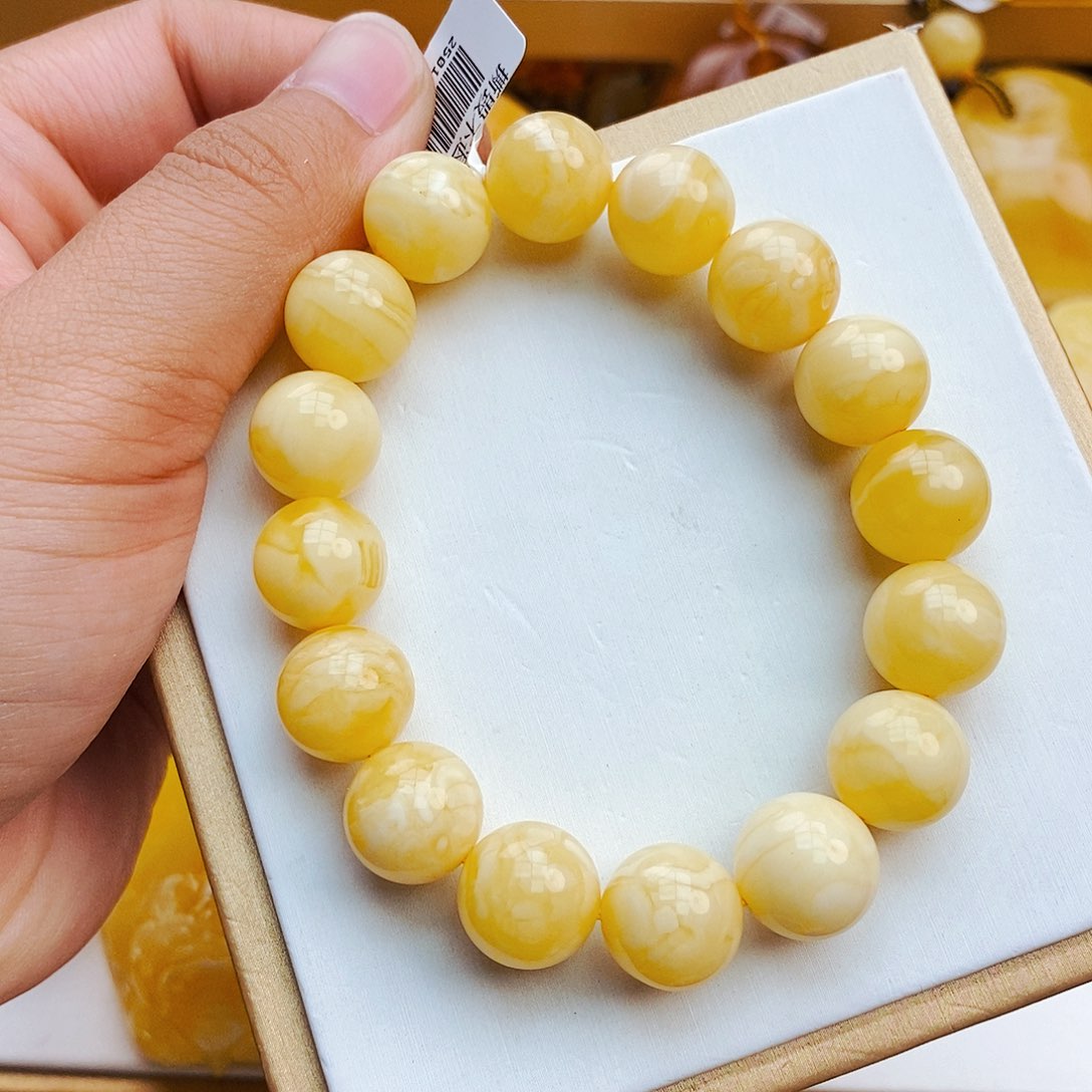 蜜蜡颈饰未镶嵌天然保真假一赔十2