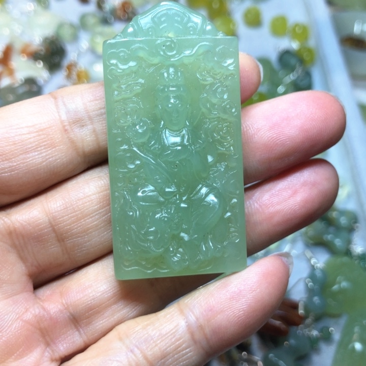 【闪购商品】蛇纹石玉挂件未镶嵌