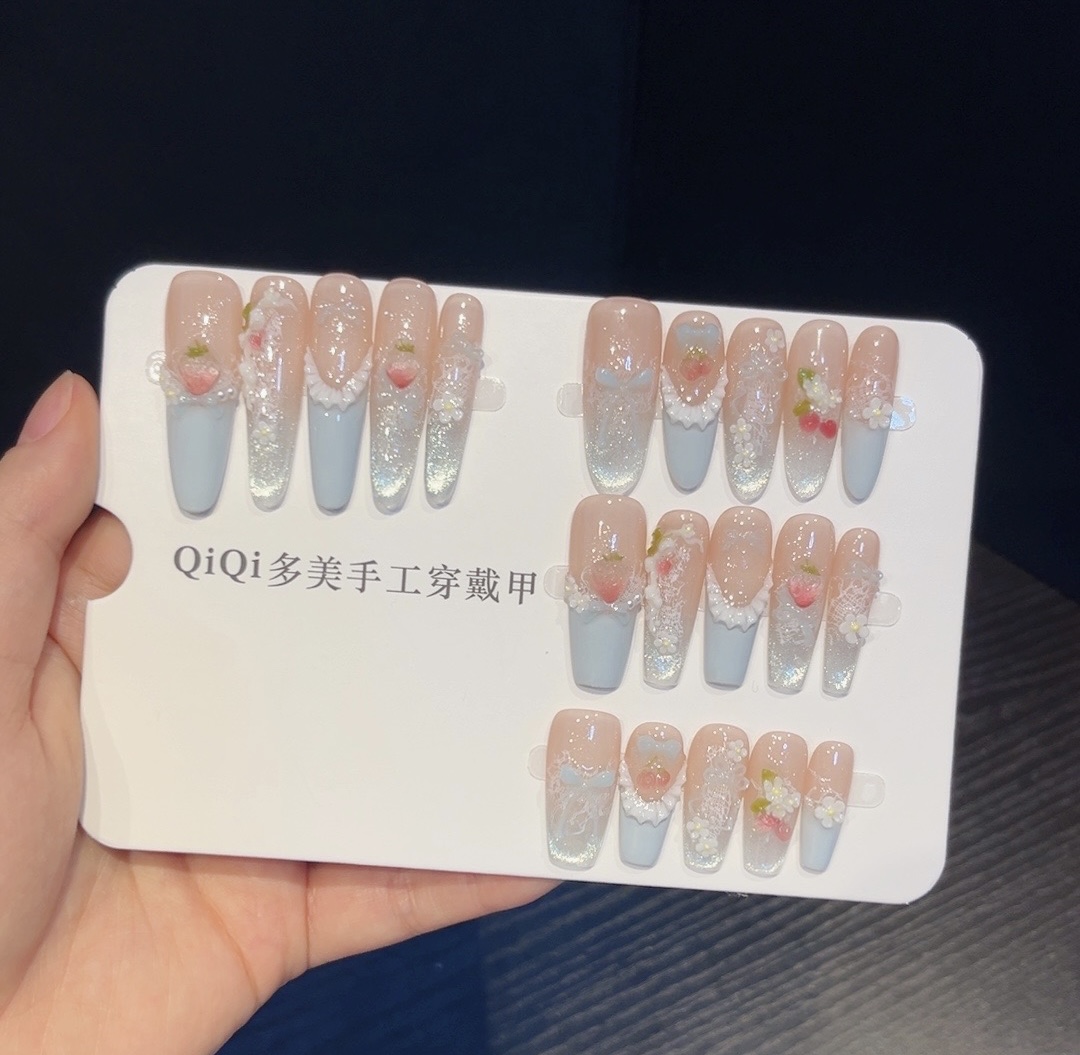 【莓莓甜心】——纯手工穿戴甲