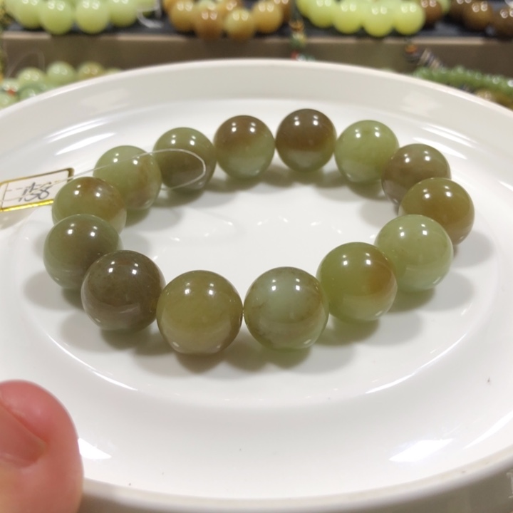 和田玉未镶嵌手链卡16