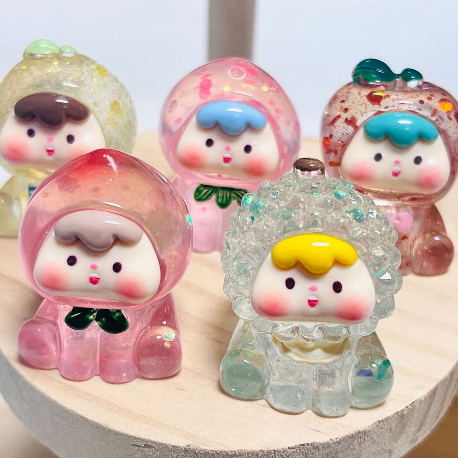 【闪闪水果崽崽】可爱DIY摆件潮玩盲盒盲盒迷你安可尼泡泡菇