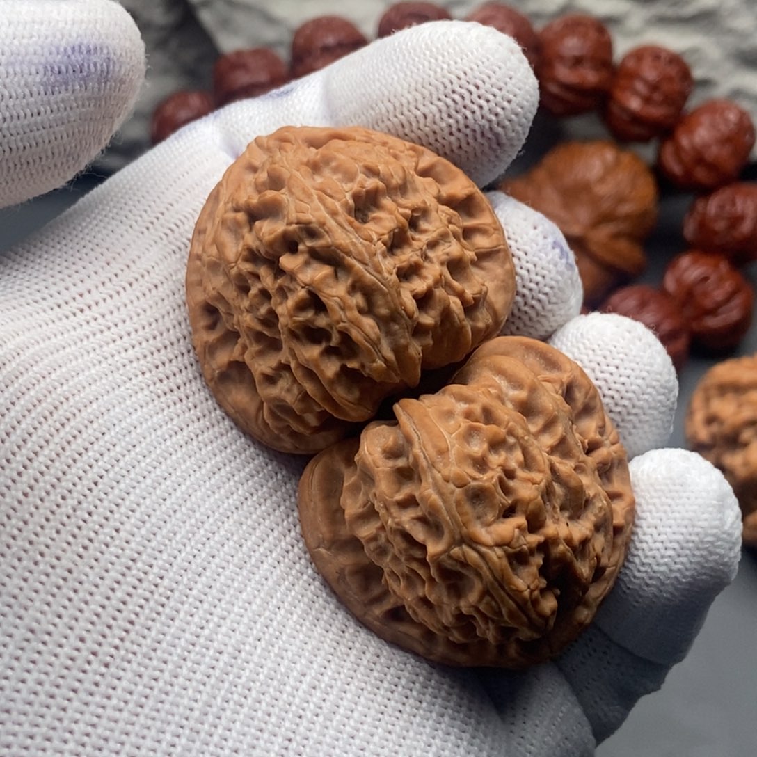 吊坠文玩核桃38白狮子