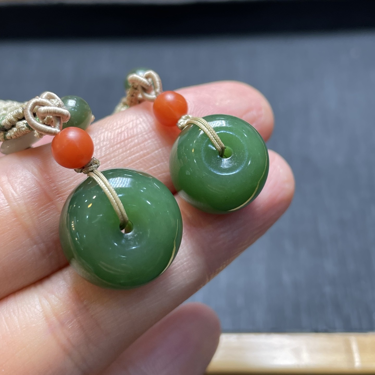 和田玉 碧玉 平安扣