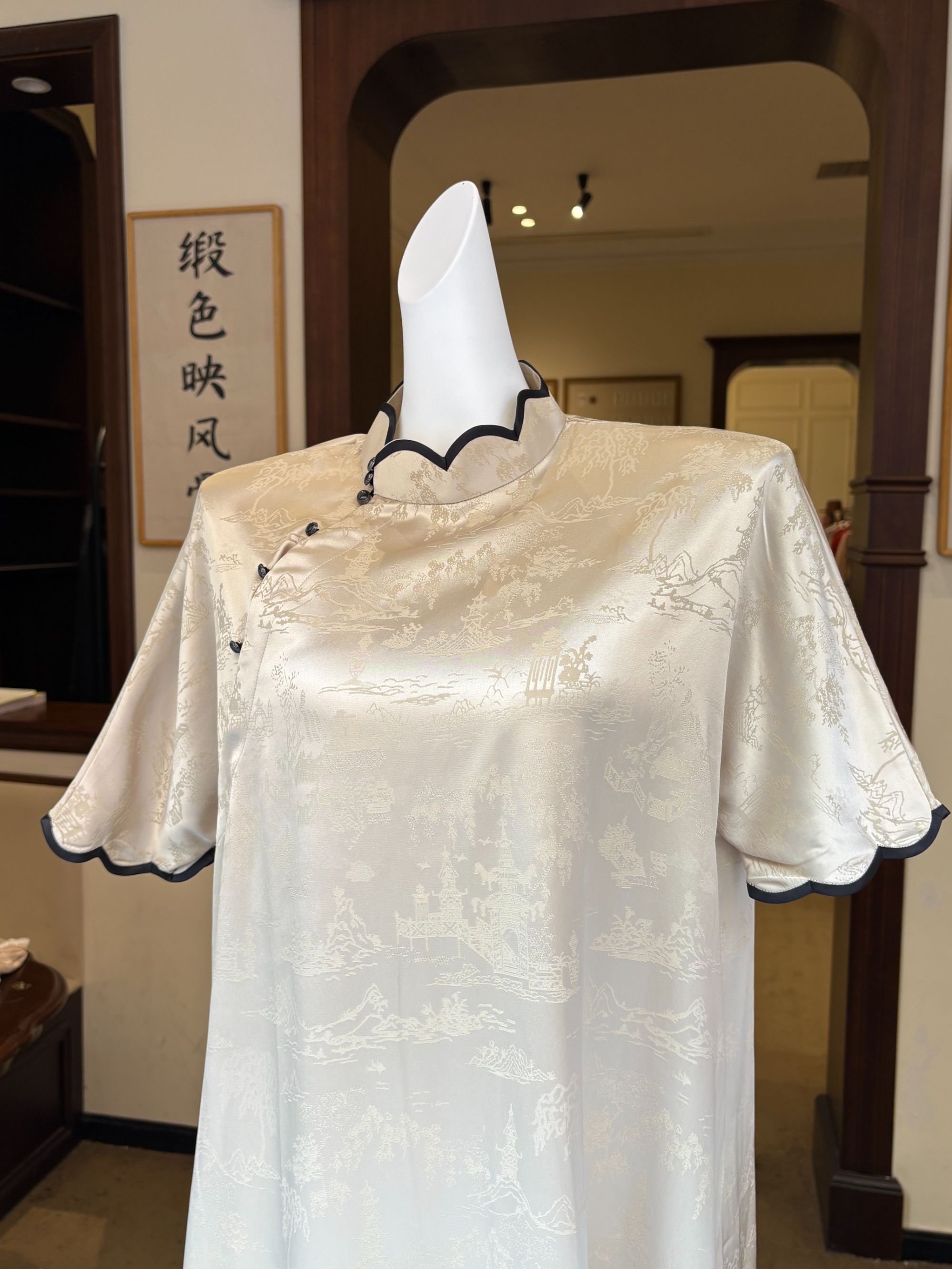 缎虞夫人丨 福利款05新中式打底2025夏季款新款高端大气上档次