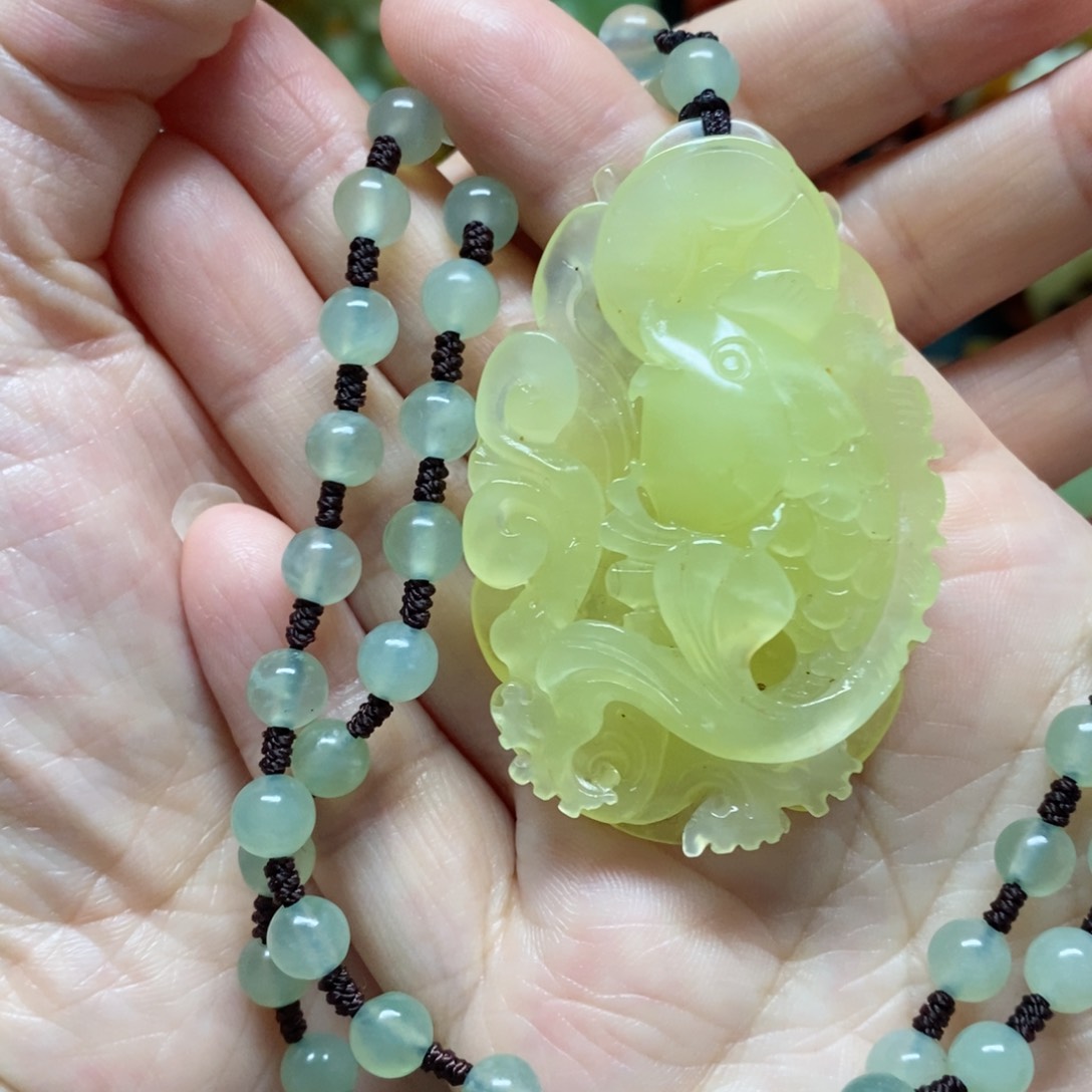 岫玉吊坠(赠链)未镶嵌