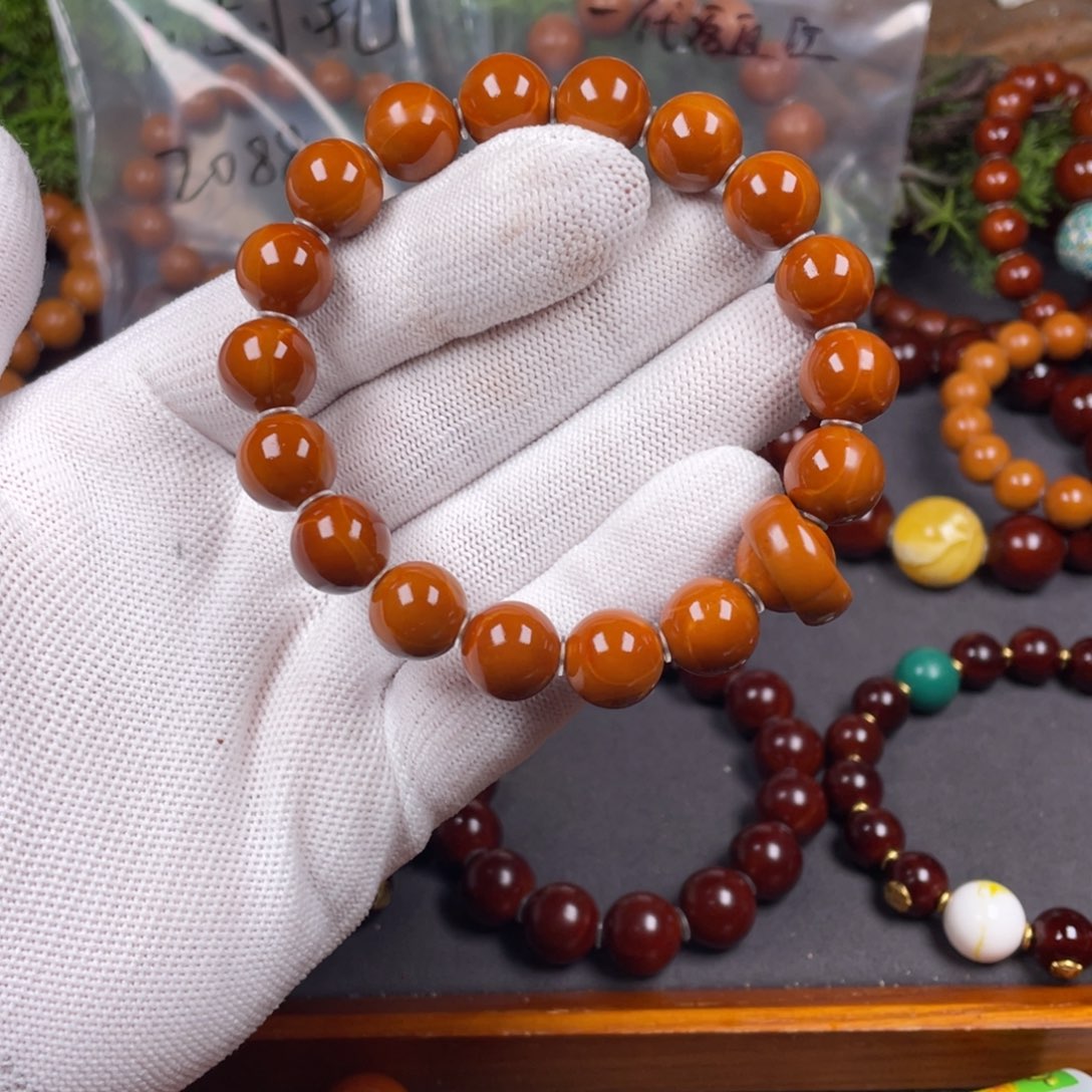 橄榄核手串姚*森1.22精工老树铁核