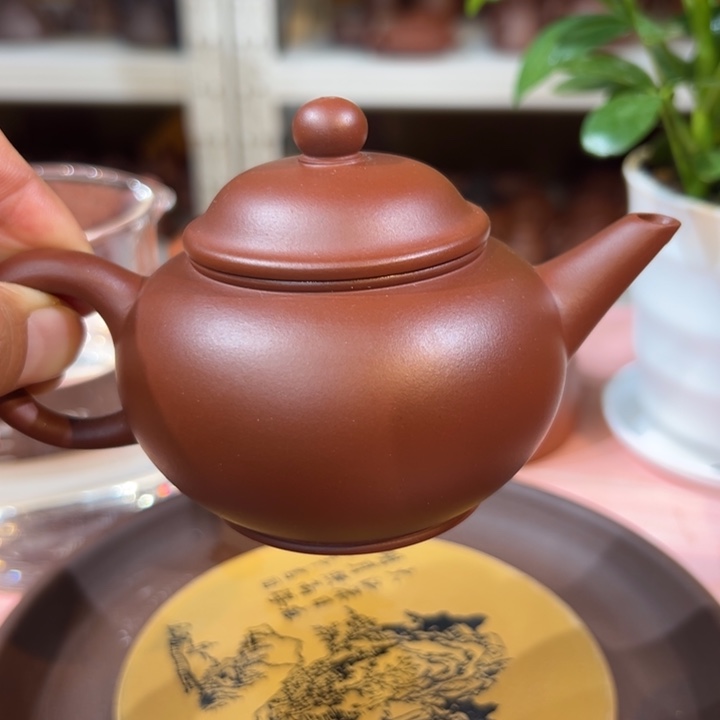 茶壶紫砂S***?红皮龙水平170c c