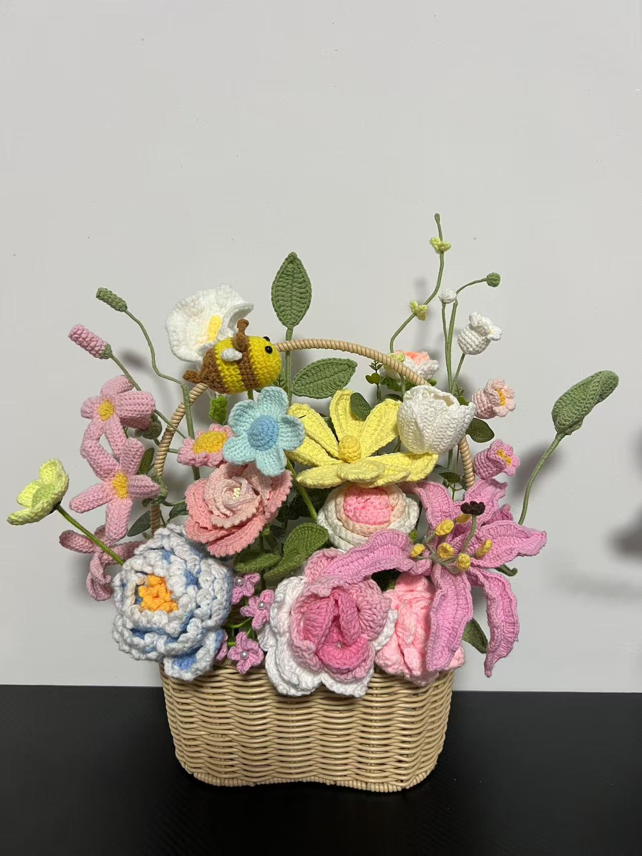 手工成品花蓝非遗永生花礼物母亲女神节生日毕业礼高考毕业季