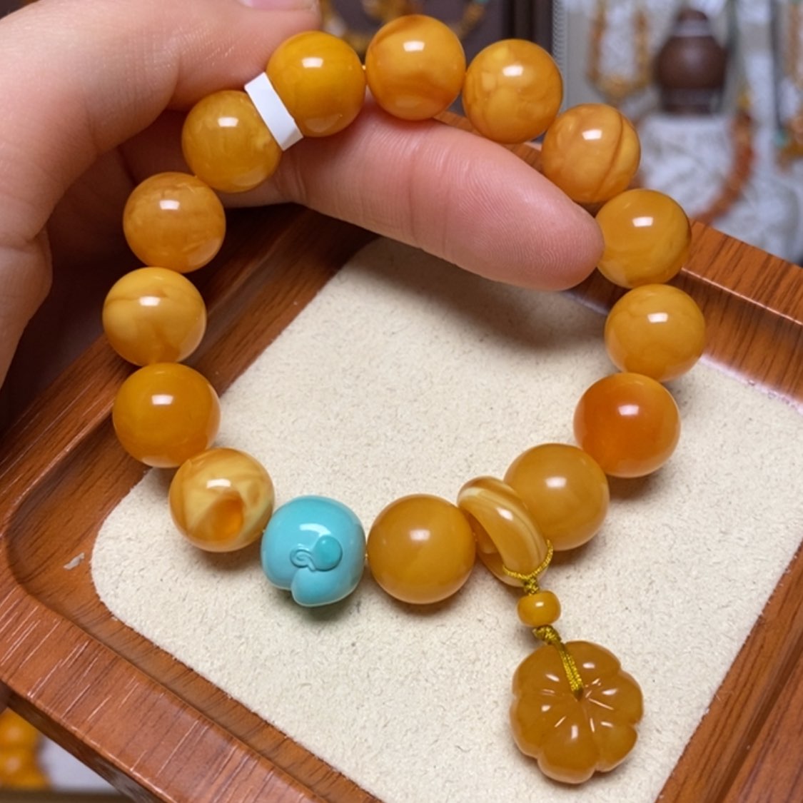 【闪购商品】手链蜜蜡未镶嵌手串