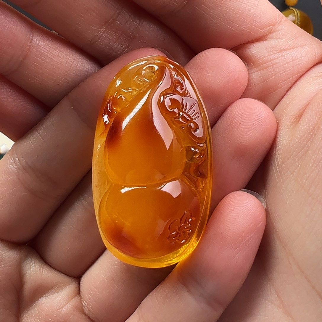 蜜蜡颈饰未镶嵌蜜蜡