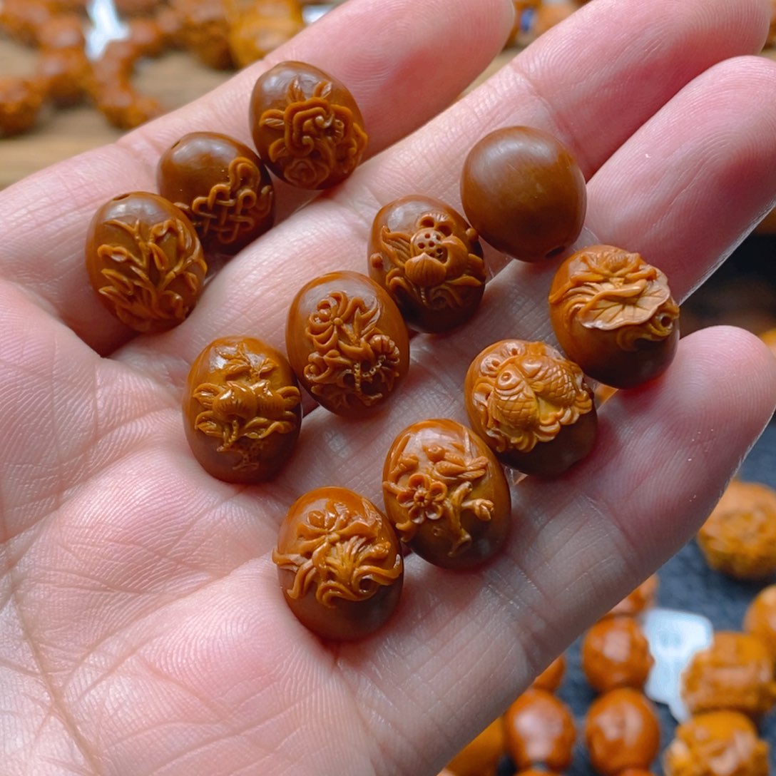 手串/手链橄榄核许忠英1.25双面四季平安（不预定不议价）