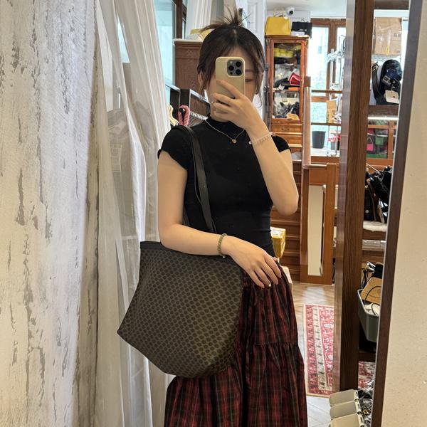 大吉中古/celine黑老花托特单肩包