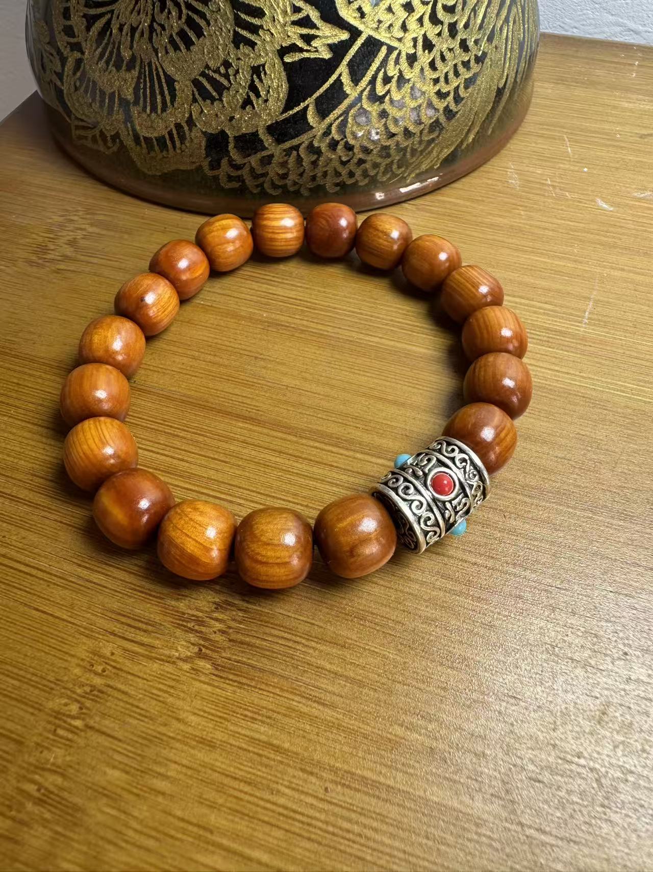 【九球】黄花单圈手串