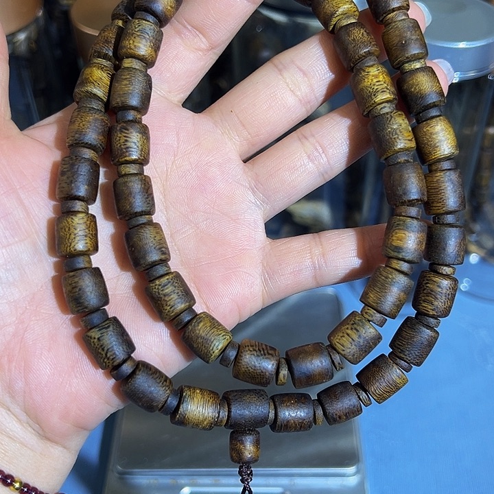 沉香沉香碎屑九九沉老料板头多圈红金猊0929