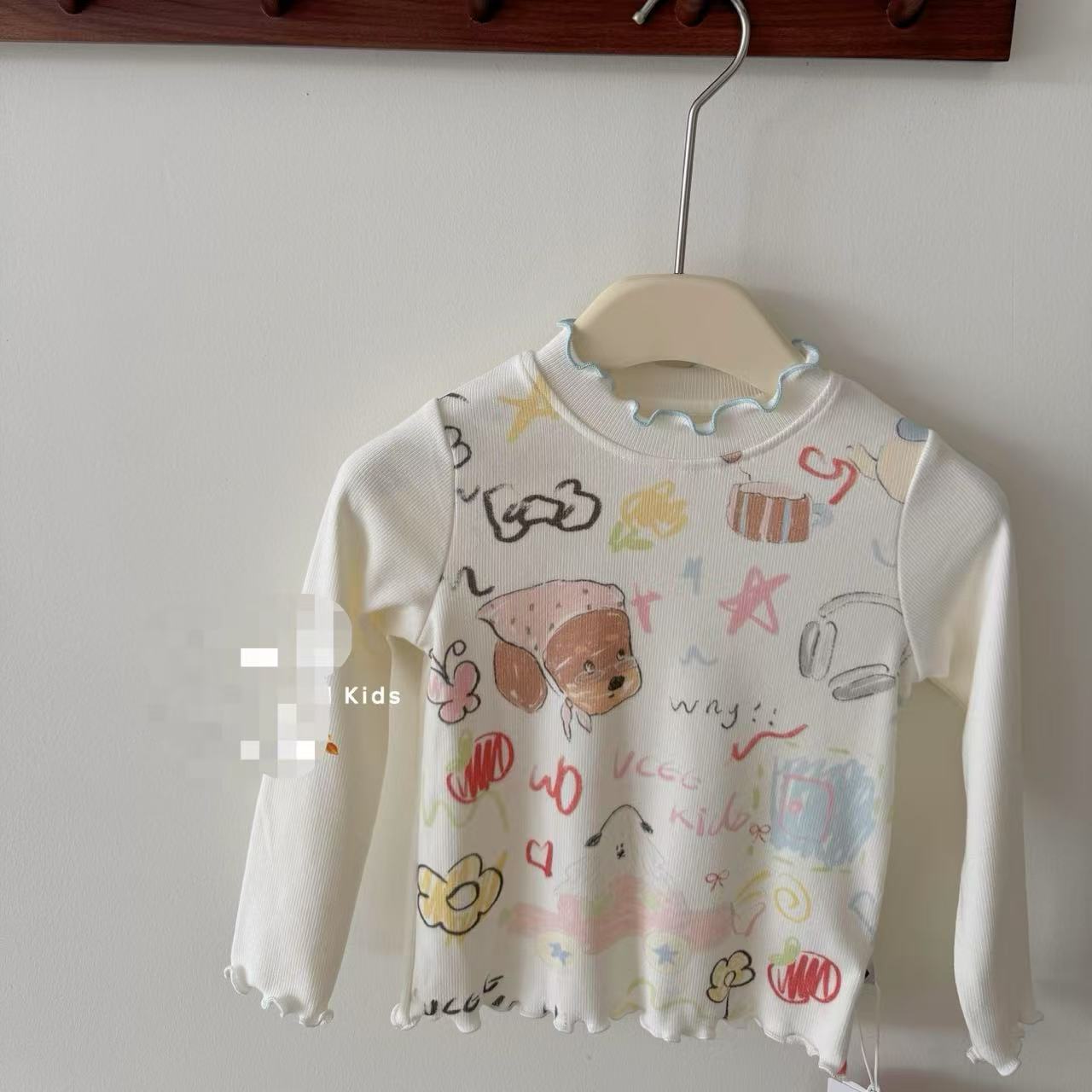 【涂鸦狗狗】韩版涂鸦风狗狗打底衫269082