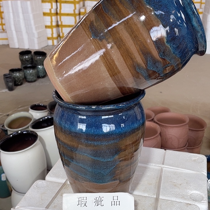 瑕疵两个17/24紫砂