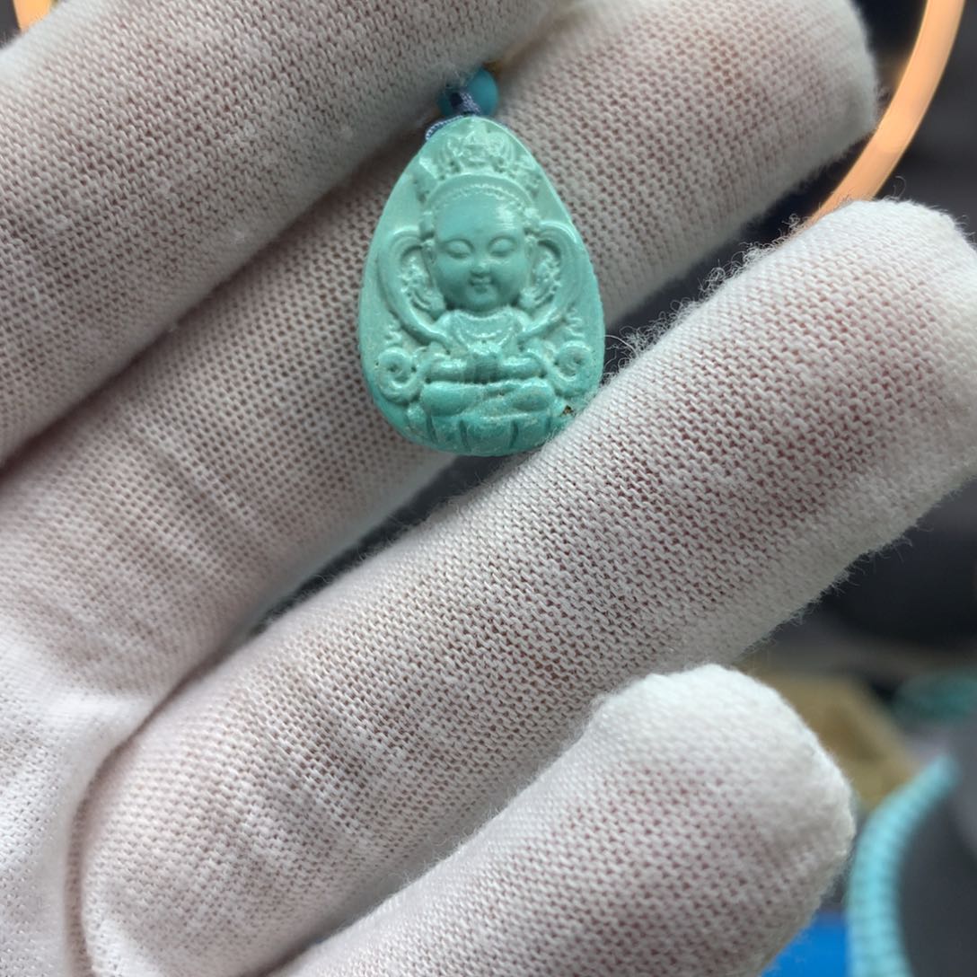 绿松石挂件未镶嵌