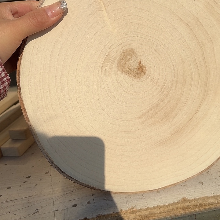 果***弟钛合金银杏树菜板30x4带皮