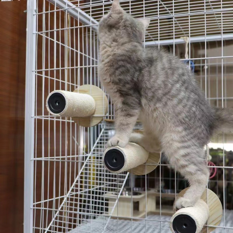 猫抓柱宠物猫玩具剑麻猫笼子配件猫爬架免打孔猫咪窝猫架猫爬楼梯