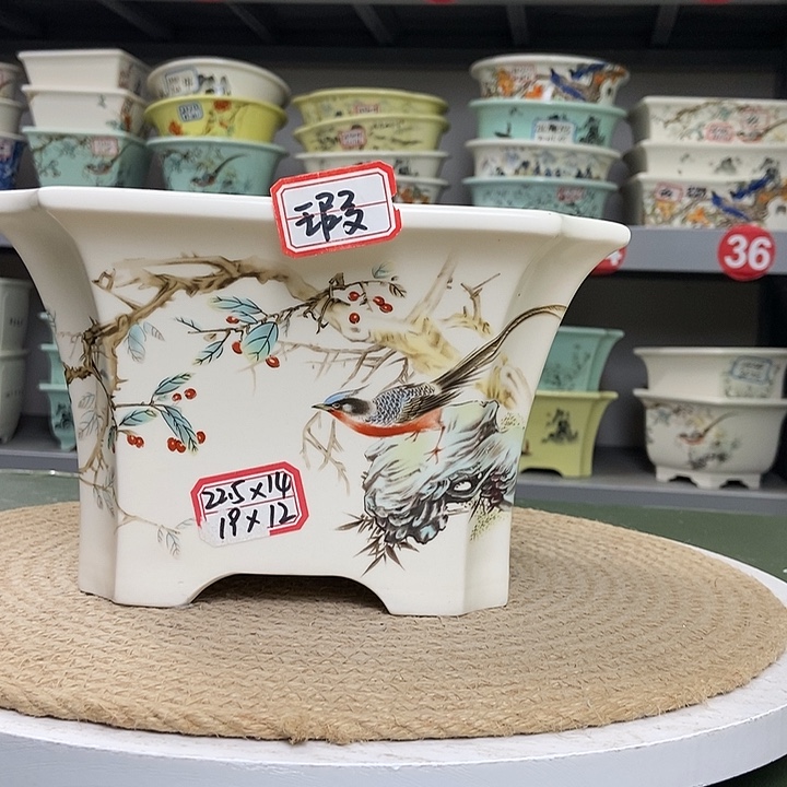 紫砂紫砂花盆0632