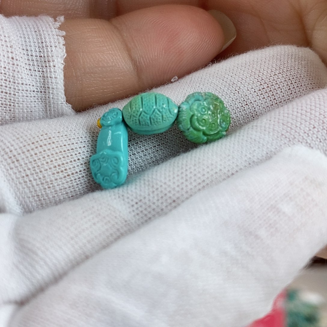 绿松石珠宝奇石未镶嵌