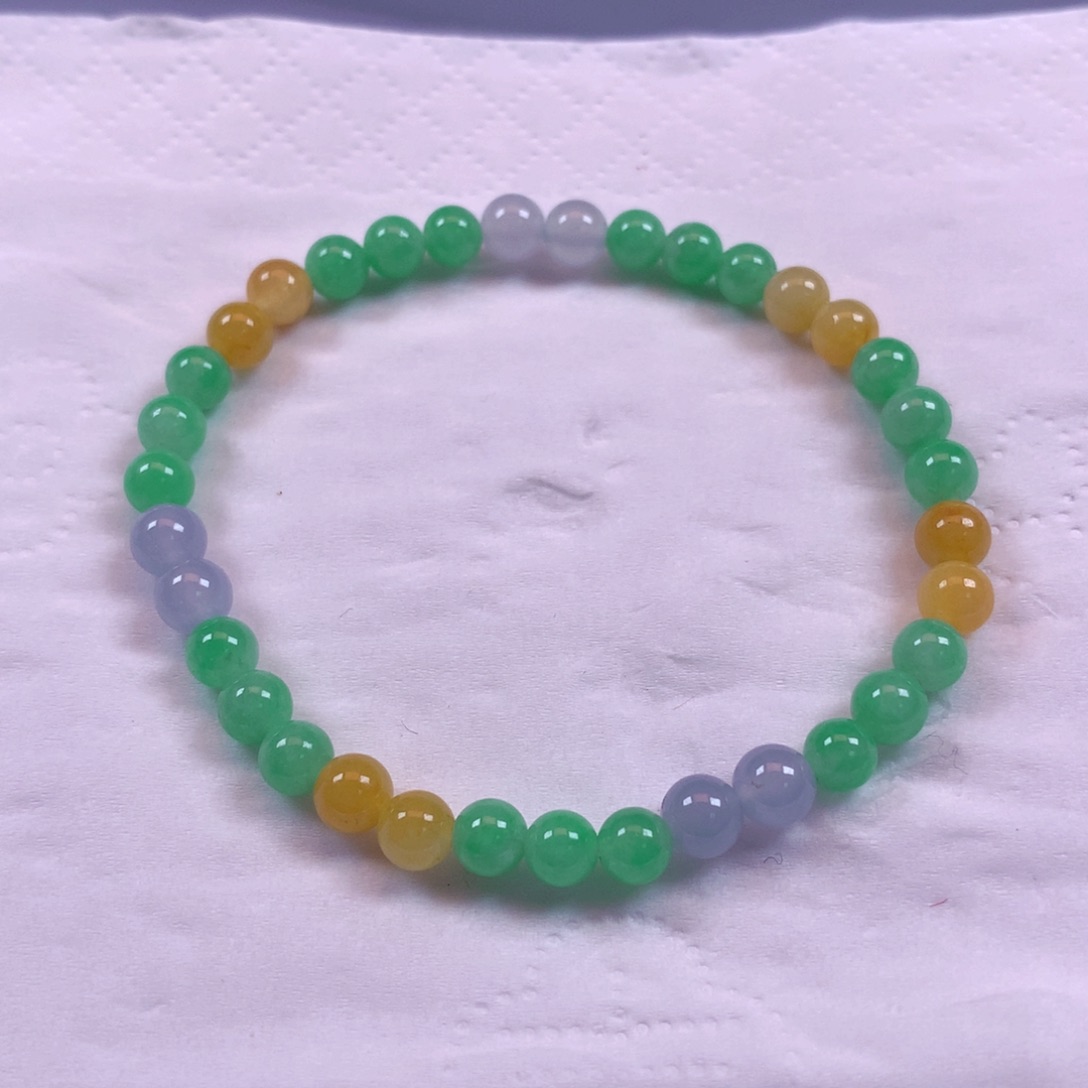 翡翠颈饰未镶嵌翡翠珠链