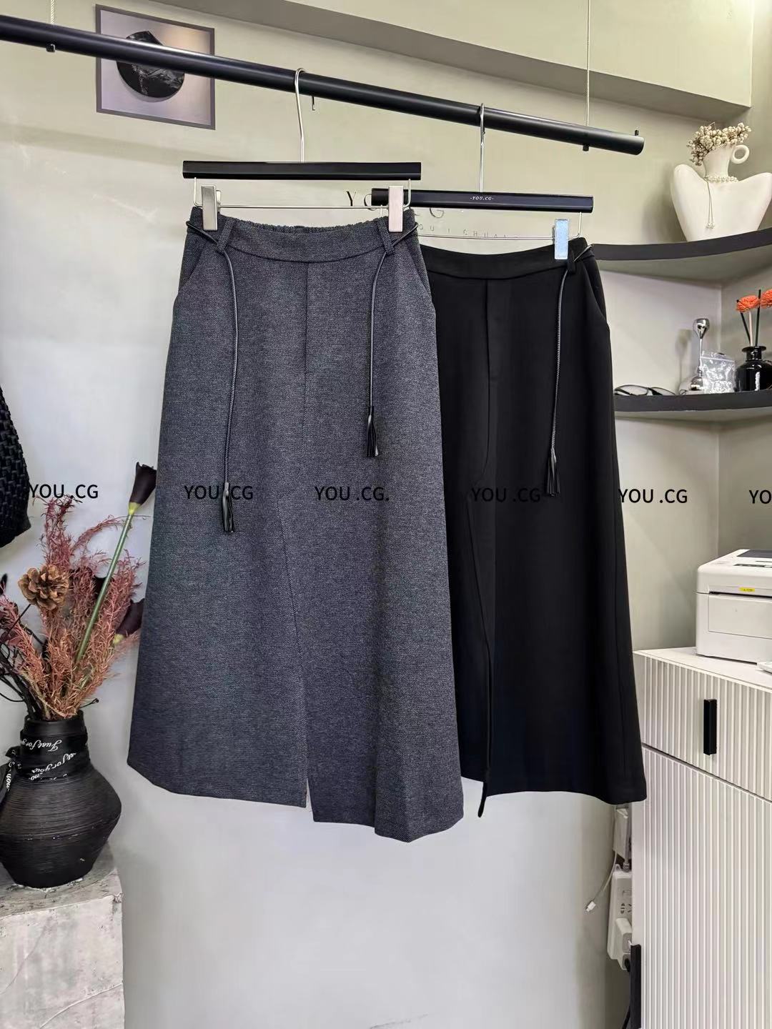 米多多 YC-9031-时尚气质休闲半裙