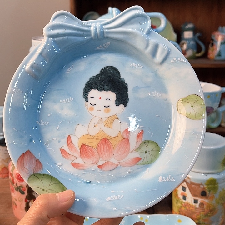 陶景德镇釉下手绘陶瓷