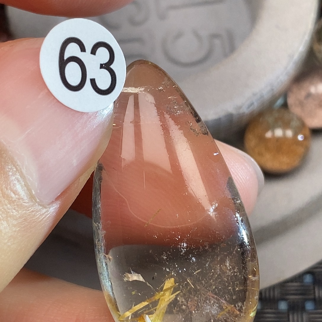 风***山水晶吊坠(不含链)未镶嵌