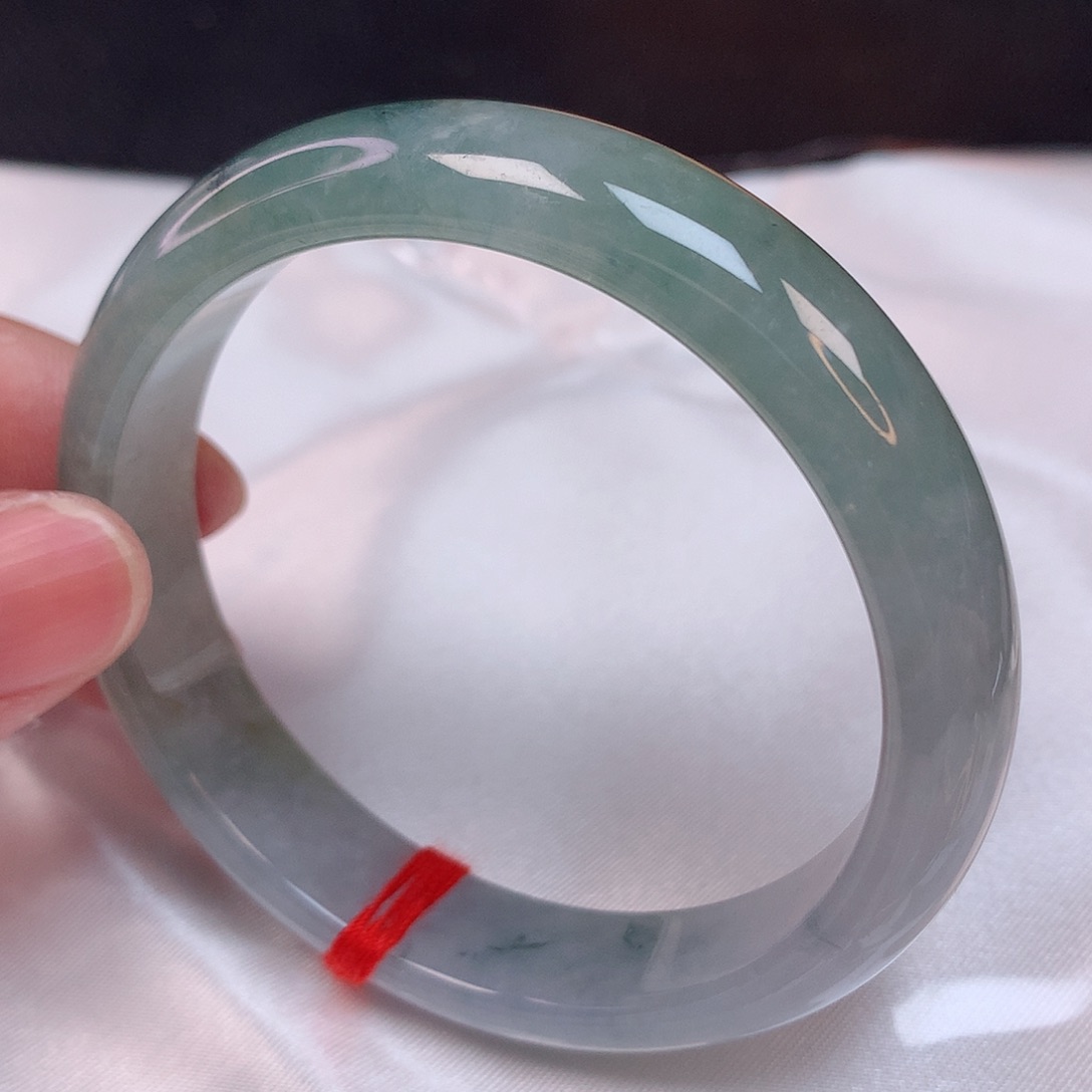 翡翠手镯未镶嵌苹*57 翡翠手镯