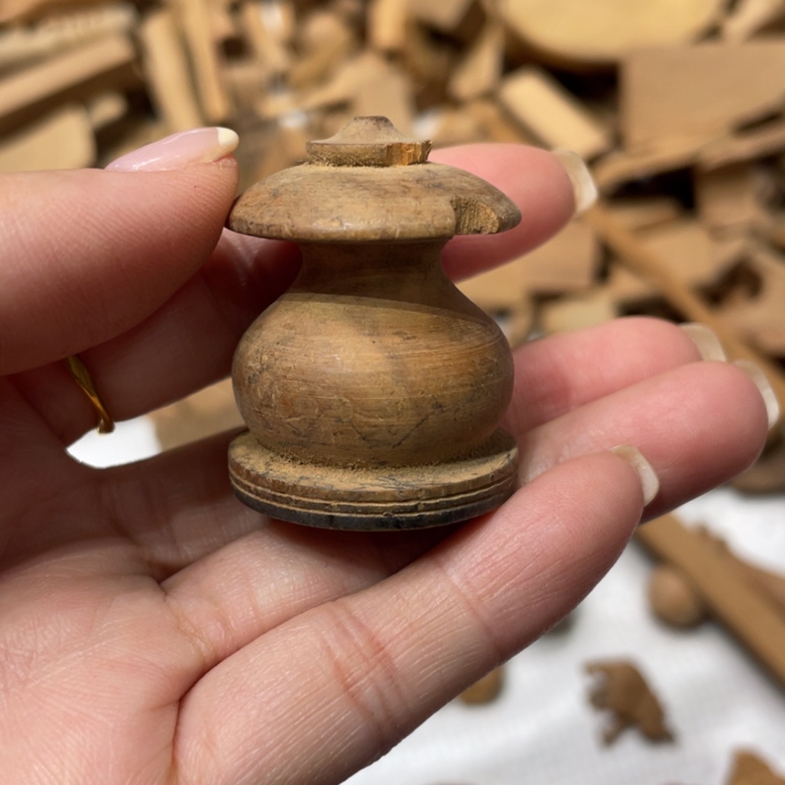 【闪购商品】檀香木其他邱*小吊坠