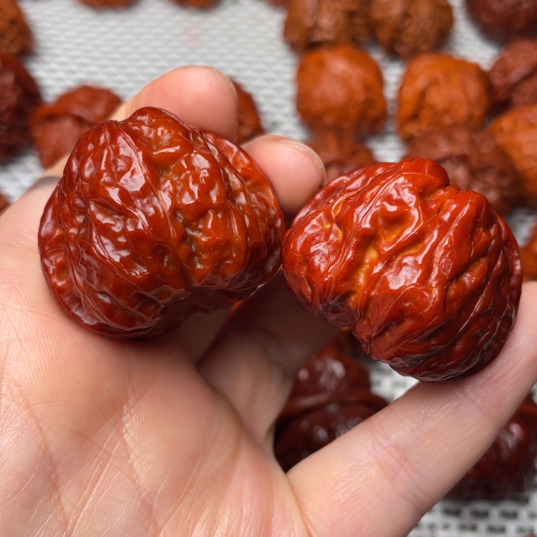 桃核吊坠文玩核桃 手把件 蛤蟆头 37