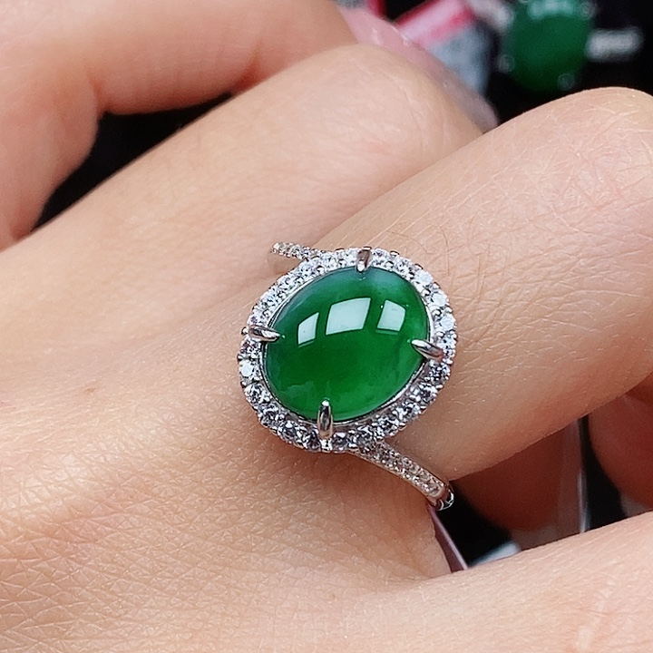 翡翠戒指未镶嵌戒指