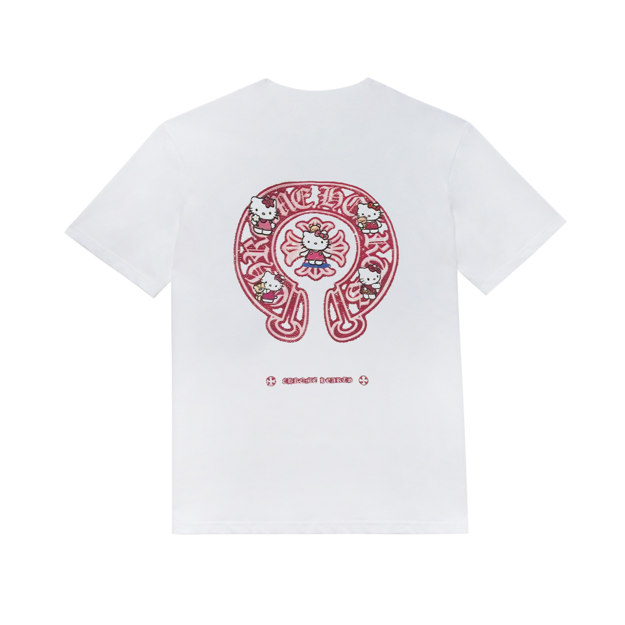 短袖圆领设计印花T恤夏季时尚透气---LT345