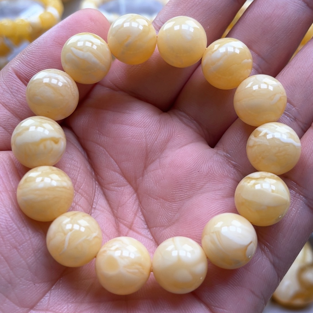 琥珀手链未镶嵌手串