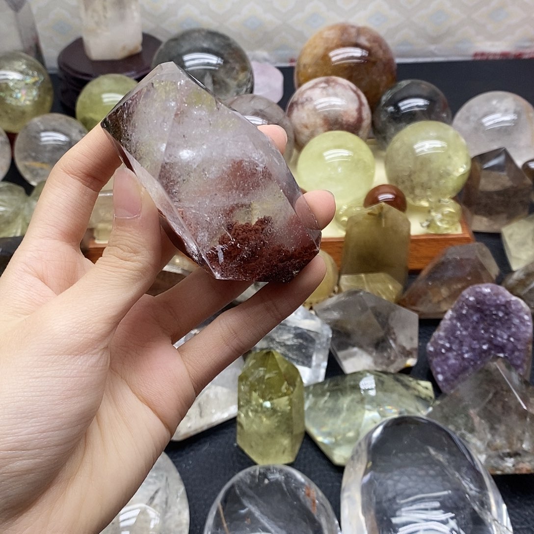 一***丹水晶珠宝半成品未镶嵌181水晶石