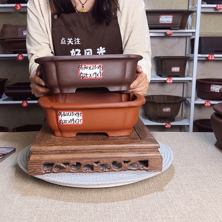 紫砂花盆等都是由