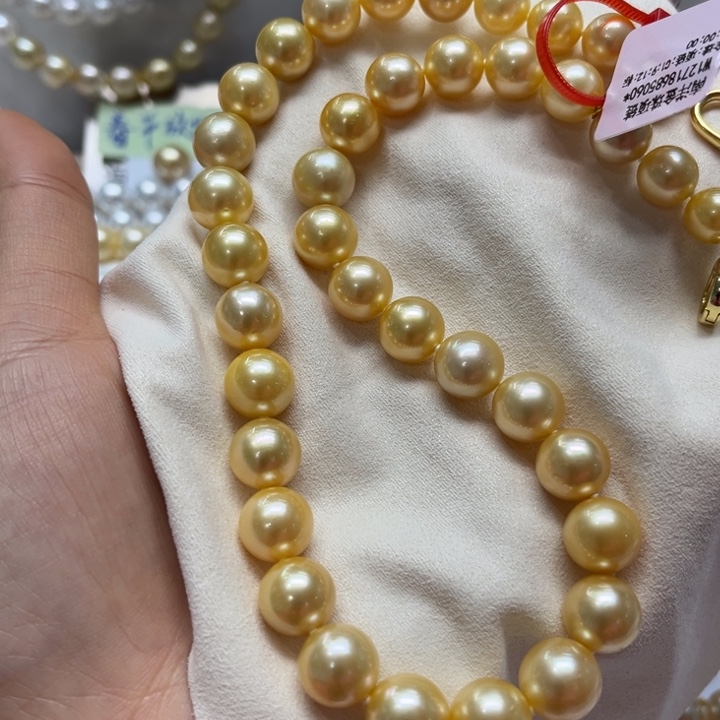 海水珍珠项链银S925镶嵌