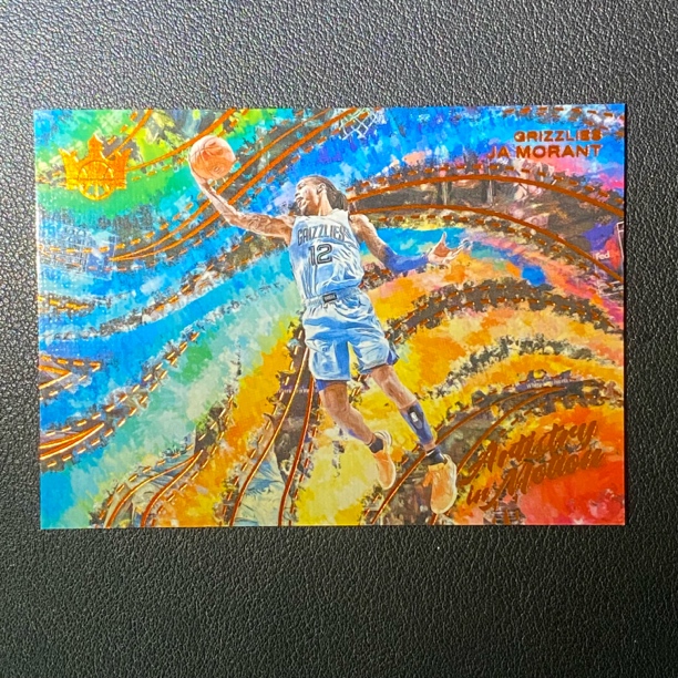 帕尼尼球星卡灰熊贾莫兰特圣枪游侠 腰王灰熊当家球星 各系列带编