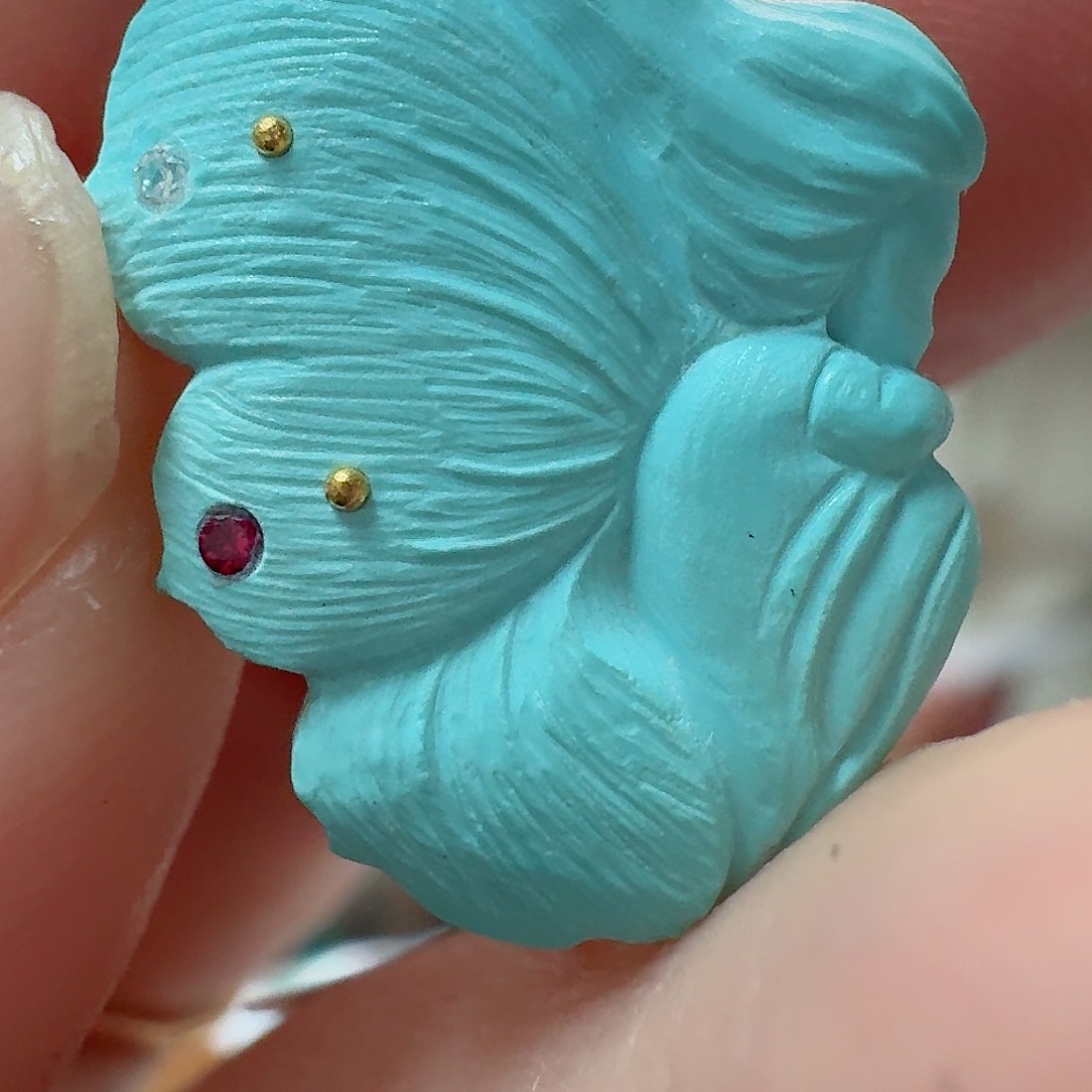 绿松石珠宝奇石未镶嵌