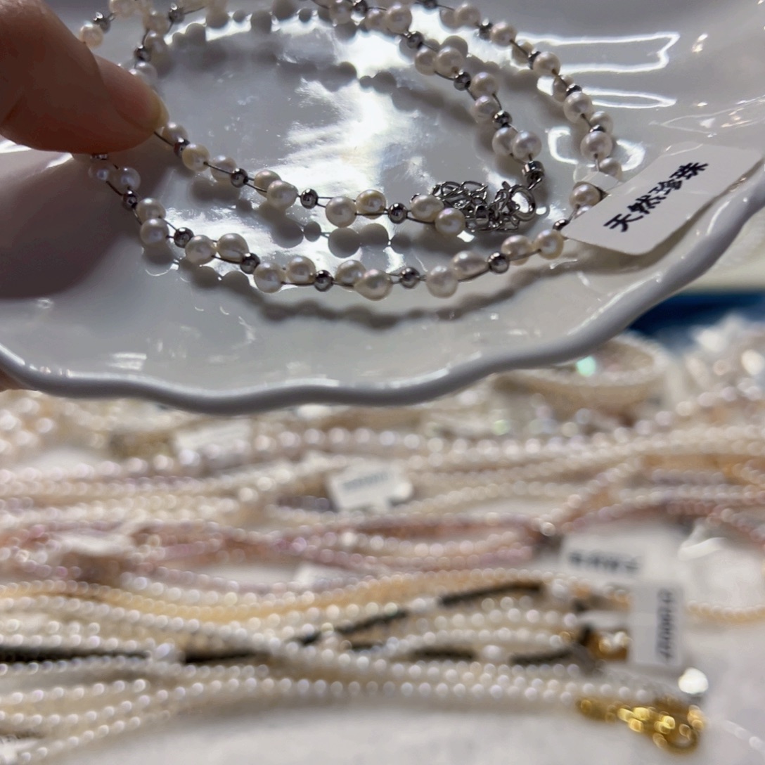手绳淡水珍珠银S925镶嵌