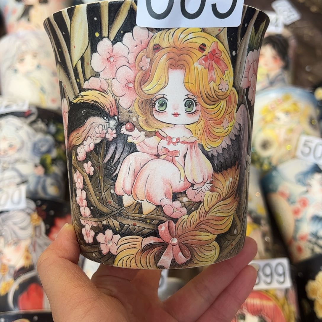 景德镇炫彩手绘口12.5