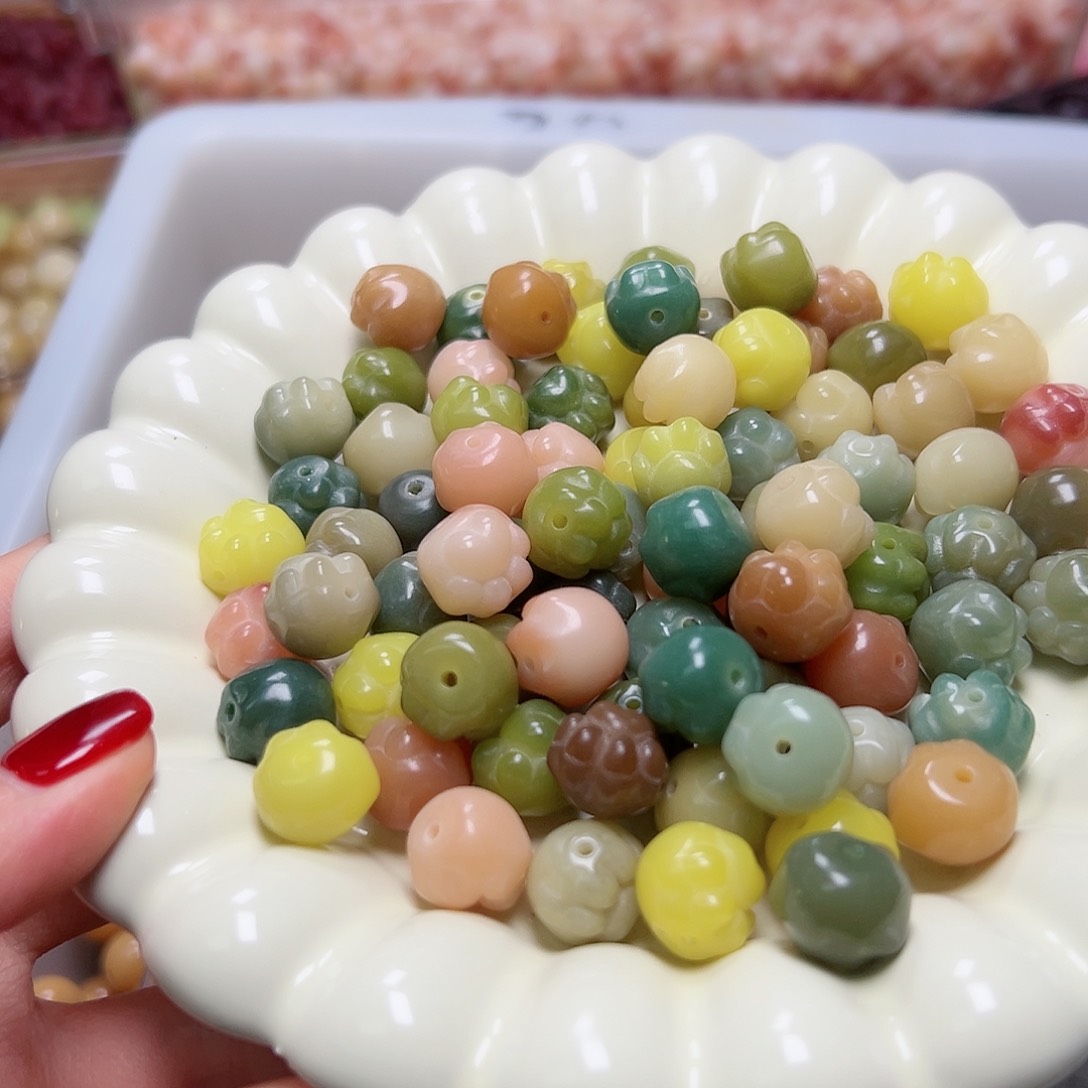 菩提根/象牙果吊坠10颗卡13爱心多宝猫爪 两单宠六颗