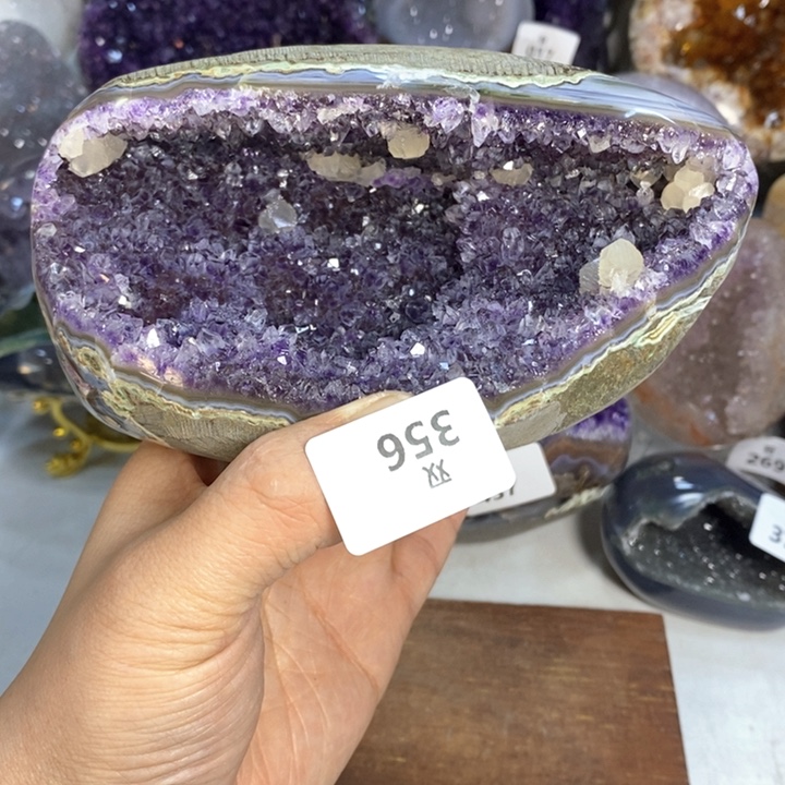 水晶大型摆件（非配饰）未镶嵌方解石