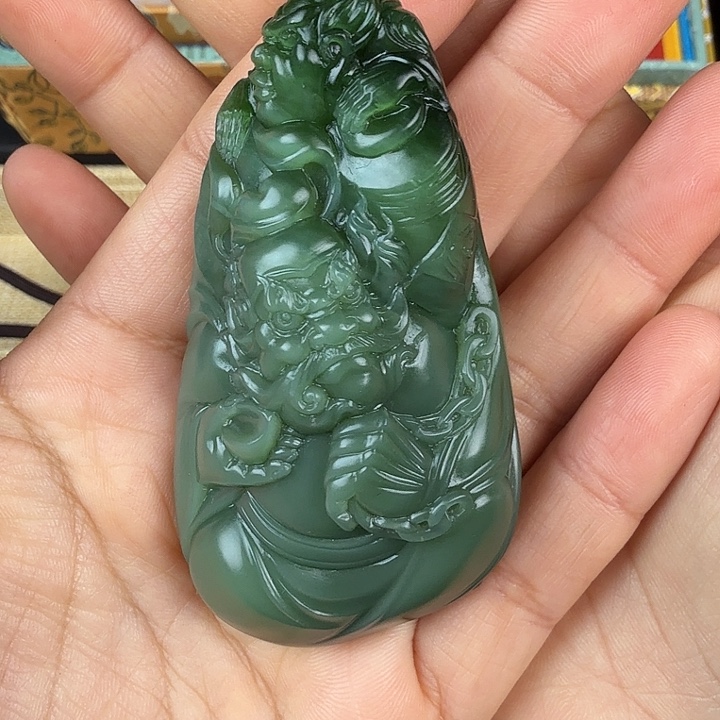 达***西和田玉未镶嵌把件