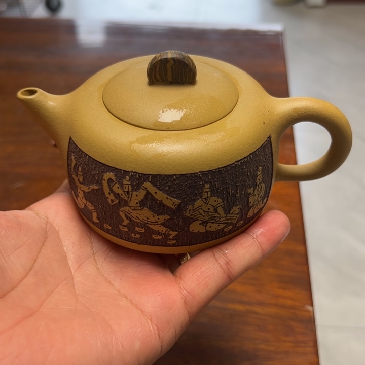 s***o紫砂茶壶黄金段，天际