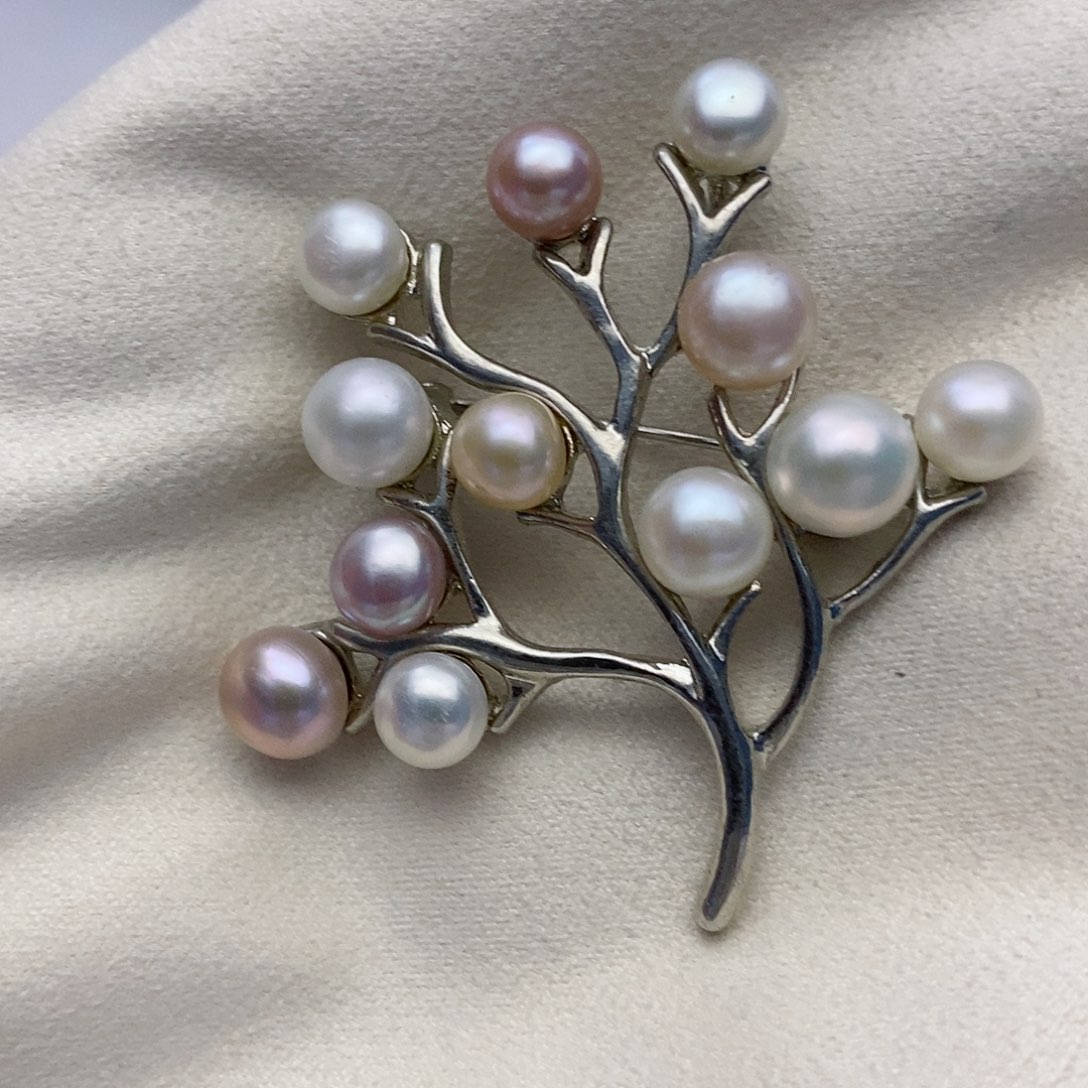【闪购商品】淡水珍珠胸针未镶嵌93