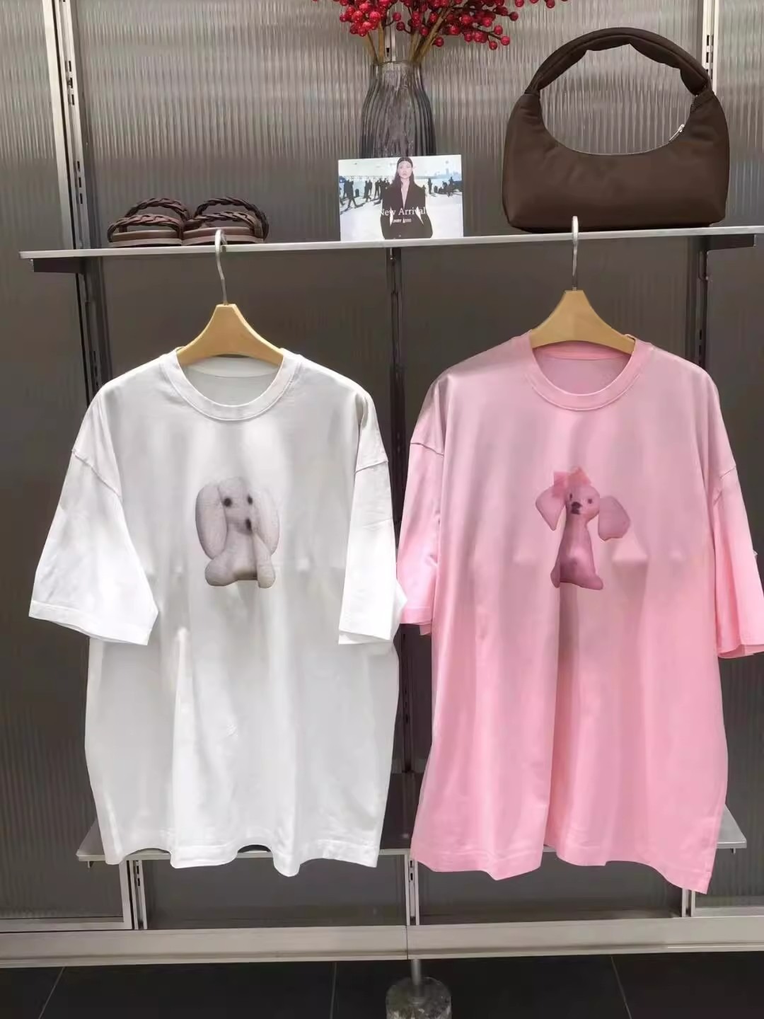 【季末清仓】25夏新品中袖韩版百搭T恤夏季女卡通小狗5P4112000